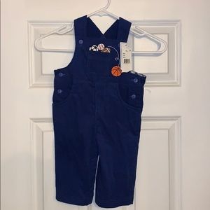 NWT Florence Eiseman 12M Corduroy Overalls
